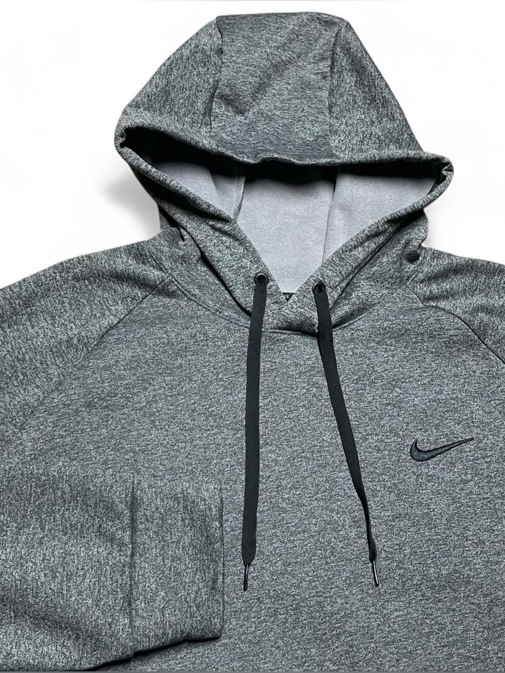 Nike Mens XL Therma-Fit Training Hoodie Fleece Pullover Gray DQ4834-071